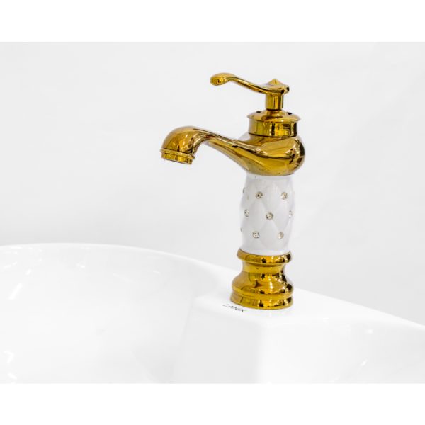 Brimix White-Gold Basin mixer tap 9913KW is a Tapware product