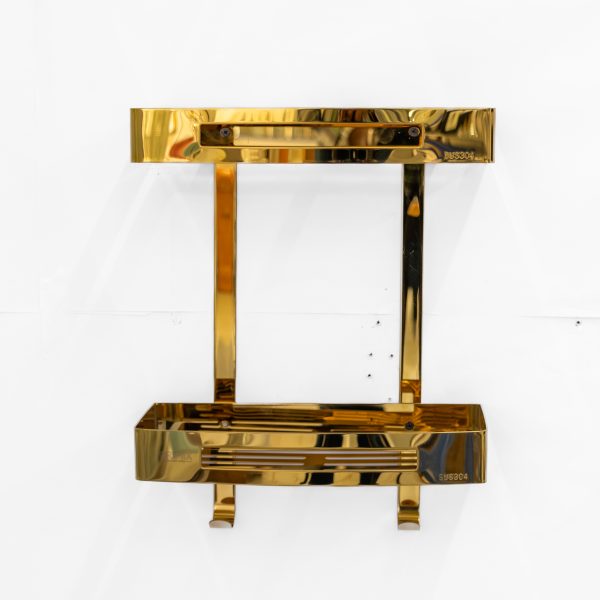 Brimix Gold Double Straight Shelf 5656K