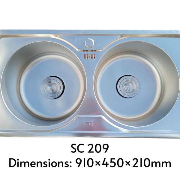 Double Bowl Kitchen Sink 209
